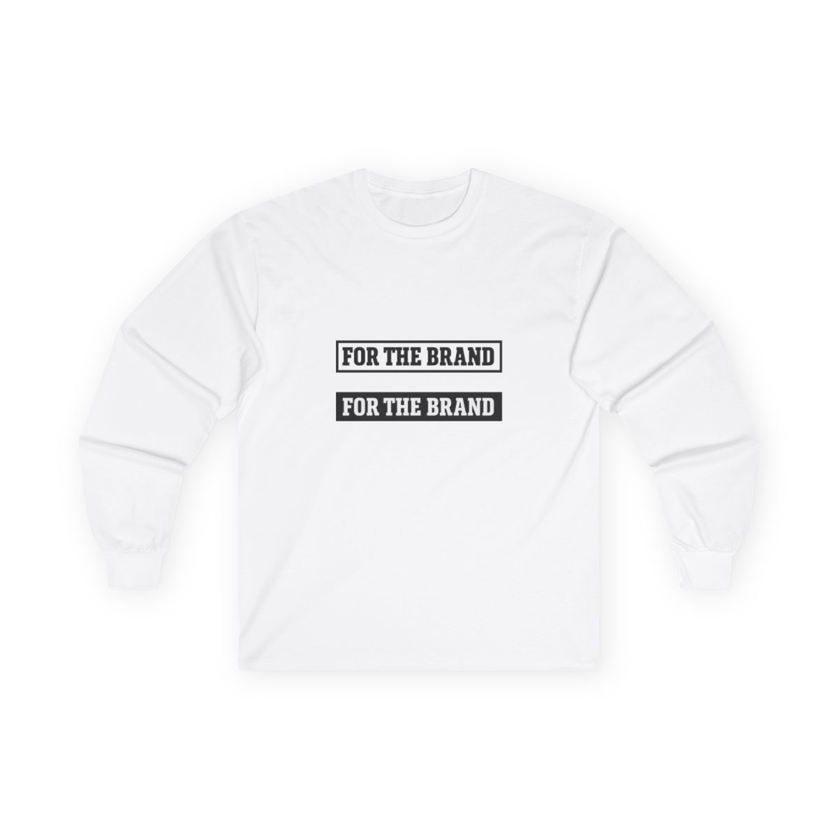 For The Brand® Long Sleeve Wordmark Tee