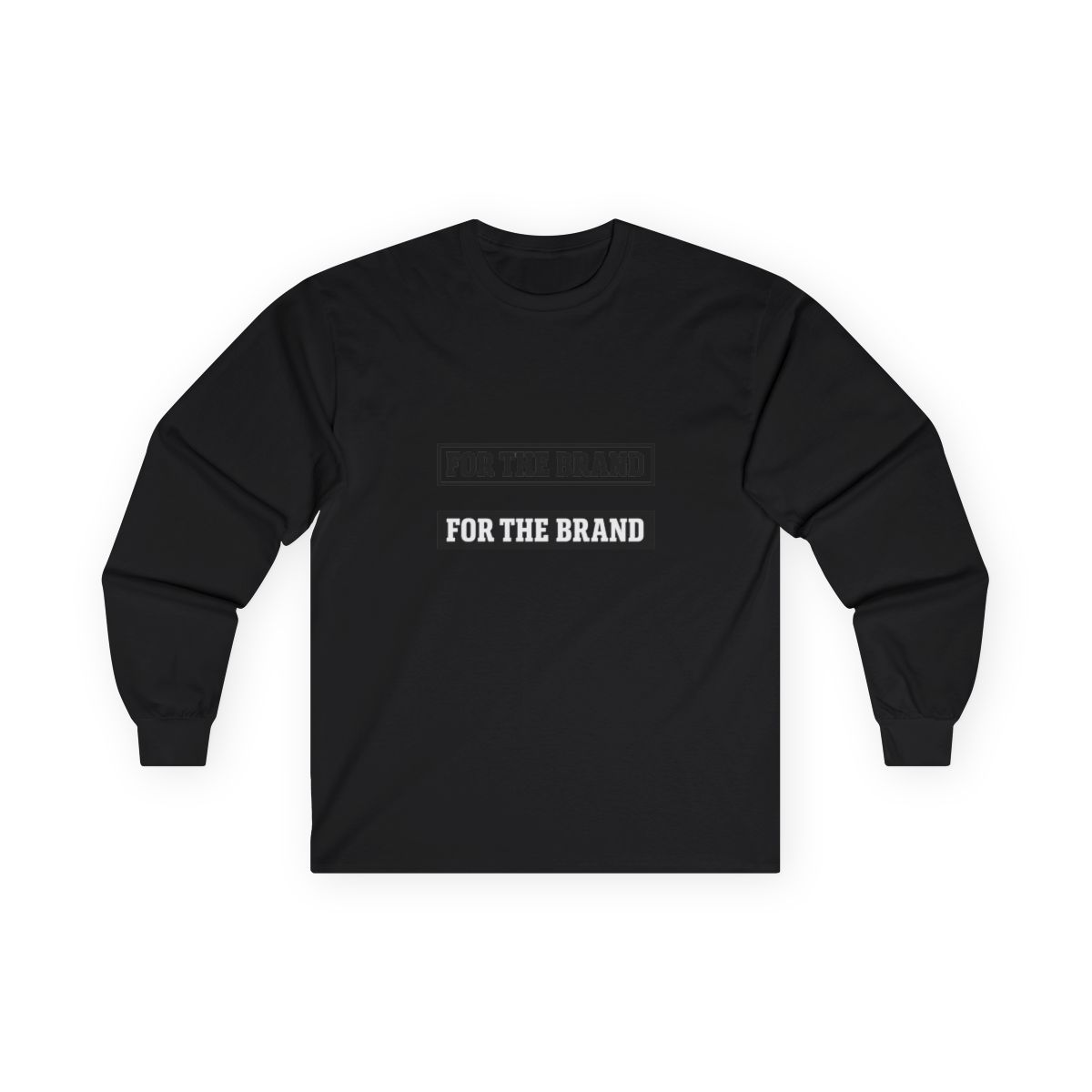 For The Brand® Long Sleeve Wordmark Tee - alternate angle 3, merchandise