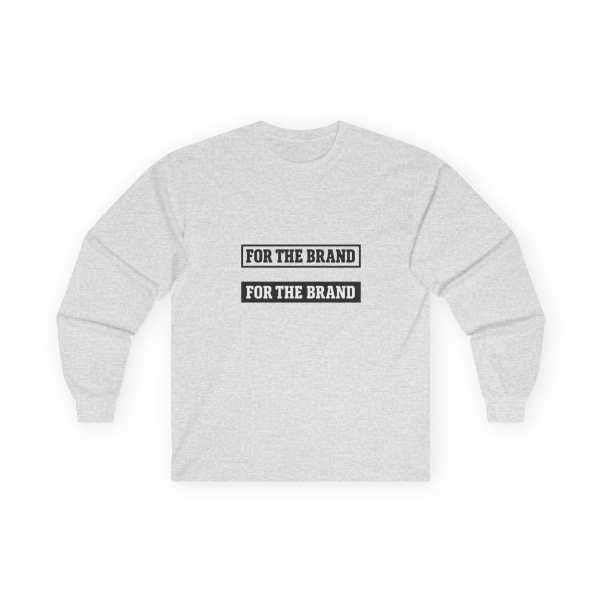For The Brand® Long Sleeve Wordmark Tee - alternate angle 2, merchandise